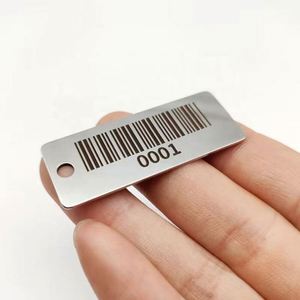 Custom Stainless Steel Rectangle Engraving Tags with Two Holes for Personalized Stamping Blanks, Perfect <b>Gift</b> - Product Image 2