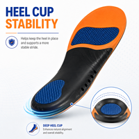 Semelles orthopédiques en PU/TPU pour fasciite plantaire |   Semelles orthopédiques unisexes confortables avec amorti pour soulager la fatigue des pieds