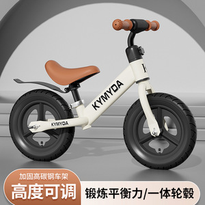 Vélo d'équilibre pour enfants Kymyda, cadre en acier au carbone de 12 pouces, pour les tout-petits de 4 à 6 ans, vélo d'entraînement sans pédale - Product Image 3
