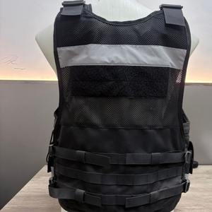 سترة تكتيكية عاكسة مقاومة لطعنة عالية القدرة على الرؤية على متنها سترة تكتيكية عاكسة للسلامة بجيوب متعددة - Product Image 3