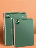 Livre double bobine, carnet à carreaux épais, pour étudiant