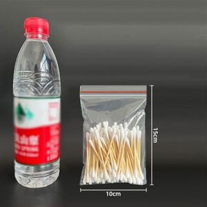 Eco Friendly Custom Logo Clear <b>Small</b> Zipper Bags Plastic Bag Ziplock Zip Lock Bag for Food Storage - Product Image 5