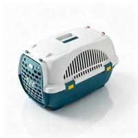 Cage de transport portable pour animaux de compagnie en plastique durable avec fermeture sécurisée et ventilation pour chats et chiens, utilisation intérieure et extérieure