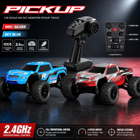 Voiture RC 4x4 haute vitesse 1/18 2,4 GHz, Monster Truck tout-terrain entièrement proportionnel, Buggy télécommandé avec barre anti-roulis et chargeur YH18001
