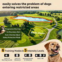 Collier de suivi GPS 4G sans fil pour chien, étanche, avec positionnement multi-satellites, zone virtuelle sécurisée/interdite et entraînement progressif