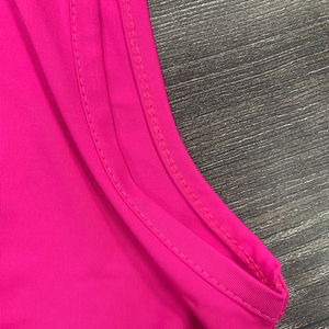 Venta caliente camiseta sin mangas atlética para mujer personalizada 95% poliéster 5% Spandex Jersey secado rápido suelta gimnasio ropa deportiva chaleco recortado - Product Image 5