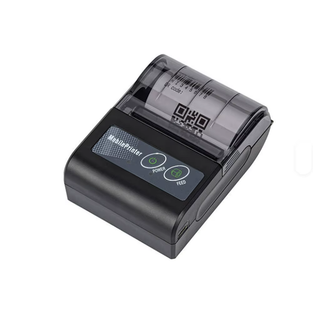 2026 Black and White Style Portable Android IOS Mini BT Wireless Thermal Receipt Printer for Mobile Phone in Stock CE Certified