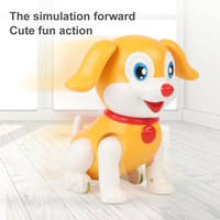 DF Elektrischer Roboterhund mit Musik und Licht Interaktives Spielzeug Lernspielzeug mit Buntem Sicherheitsverschluss Haustier-Roboter Bestseller