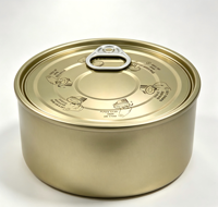 Vente en gros d'usine 603 #   Bouchon facile à ouvrir en porcelaine blanche TFS de 153 mm pour boîte de conserve de ketchup et sauce tomate