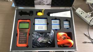 ハンドヘルドポータブル超音波流量計 ポータブル水流量計 3 つのプローブを選択可能 ガス流量計 水流量計 - Product Image 2