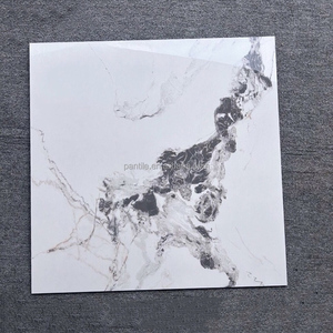 Gạch sứ màu be đánh bóng tráng men 600x600 đẹp ngưng trắng gốm sàn gạch cho sàn thương mại - Product Image 2