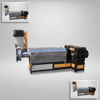 Granulateur d'extrusion plastique à vis simple pour le recyclage de PC/LDPE/PP/HDPE, contrôlé par PLC, entraîné par moteur 90 kW, avec filtre à tamis