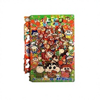 Carnet de notes A7 en acrylique et PVC, style japonais et coréen, imprimé en typographie, écologique, pour la détente et la décompression