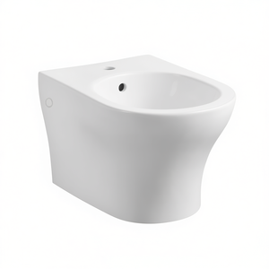 Bidet mural Sara, longueur 52 cm, robinet distributeur, bidet mural pour toilettes - Product Image 3