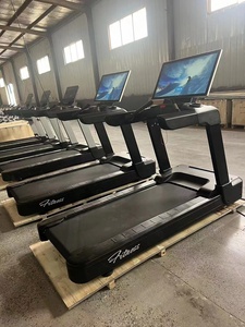 כושר מקצועי כושר ציוד אירובי מכונת ריצה הליכון מסחרי עם 32 "מסך מגע 32"