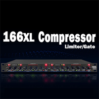 Compresseur limiteur de signal audio dynamique à double canal professionnel 166xs 166XL pour scène, KTV, studio