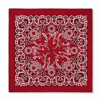 Bandanas personnalisées en gros, impression de logo sur mesure, foulards en coton pour la promotion de la marque