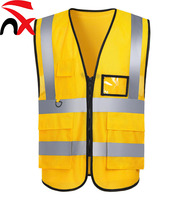 Gilets de sécurité à bandes réfléchissantes imprimées, vêtements de travail très demandés, vêtements de sécurité pour le bureau et les activités de plein air