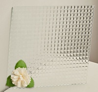 Vidrio Decorativo para Ventanas y Puertas de 3mm 4mm 5mm, Transparente, con Patrón Nashiji, para Dormitorio, Cocina, Ecológico