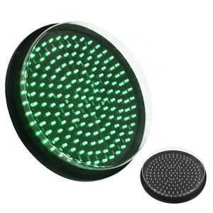 ผู้จัดจำหน่ายไฟจราจร โมดูลไฟจราจร LED ทรงกลมสีเขียวขนาดเส้นผ่านศูนย์กลาง 300 มม. (12 นิ้ว) พร้อมเลนส์ใส - Product Image 1