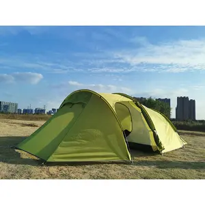 Tente de randonnée double couche 4-6 personnes tente de camping ultralégère et imperméable tente familiale pour le camping en plein air