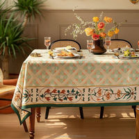 Framhouse Nappe en lin à motif de grenades et de feuilles d'arbres, tissu de couverture de table de fruits d'automne décoratif pour la salle à manger