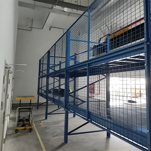 Estanterías traseras de malla de alambre de fácil montaje de almacenamiento de alta capacidad para almacén por fabricante - Product Image 2