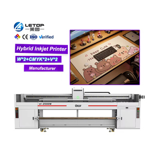 Impresora Plana Híbrida UV Digital Multicolor LETOP I3200, Plotter de Impresión de 2.5M, Máquina de Impresión Automática de Inyección de Tinta para Cuero - Product Image 1