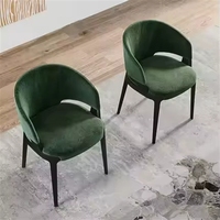 Chaises de salle à manger en bois massif de style chinois VL, dossier moderne et épuré, couleur noyer, pour hôtel et loisirs
