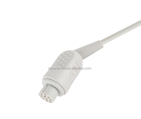 Datex Ohmeda Kompatibel Caremed SA30Y-09 10 Pin TPU Spo2 Probe Sensor Jari Dewasa 3 Meter Putih Kelas II