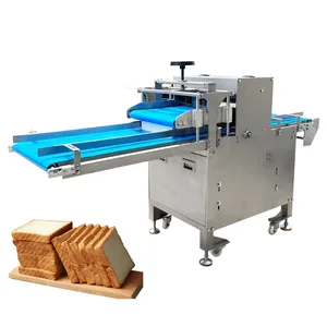 Máquina de corte de pão elétrica automática industrial, preço de fábrica, fatiador de pão, máquina de corte para padaria