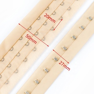 Deepeel Rd100 3 Hàng Phụ Kiện May Mặc Tự Làm Áo Ngực Trở Lại Khóa Băng Corset Đồ Lót Móc Cơ Sở Colour Ribbon - Product Image 2