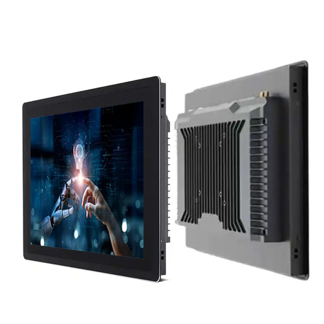 15.6 21.5 Inch IP65 FHD Touch Screen Panel VESA Embed Kiosk Monitor Lcd Screen Display PCAP Industry Monitor with VGA 12V"