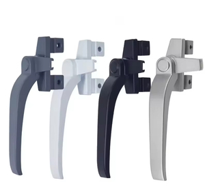 มือจับหน้าต่างแบบหลายจุด ดีไซน์ทันสมัย GQK ผลิตจากอลูมิเนียมอัลลอยและสังกะสี พร้อมระบบล็อค สำหรับประตูและหน้าต่างโรงแรม - Product Image 3