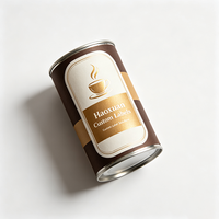 Etiquetas Personalizadas Haoxuan para Envases de Café Especial, Papel de Arte Premium, Impresión en Lámina Dorada, Adhesivas, para Empaquetado de Café