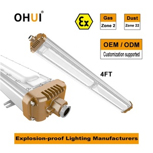 Lampe linéaire antidéflagrante IP66 de 120W, 4 pieds, étanche, pour plateforme, adaptée aux environnements gaziers explosifs IIA, IIB, IIC - Product Image 1