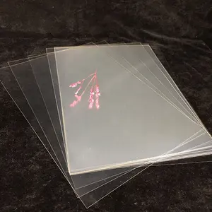 A3/a4 100 mikron Inkjet Pet Film Polyester bening Film untuk sablon transparan tahan air