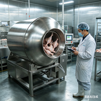 Machine à mariner sous vide de grande capacité pour la transformation des produits dérivés de la volaille