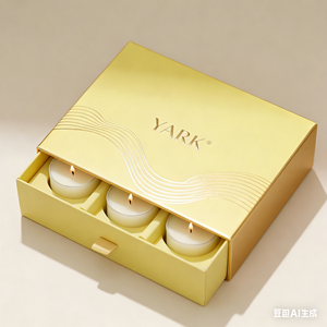 Slim Sliding <b>Drawer</b> Candle Packaging Custom Lightweight Compact Pack Travel Candles for Portable <b>Storage</b> Carrying Wholesale - Product Image 2