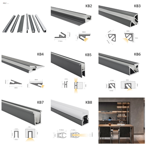 Profil Led en Aluminium Encastré 12v Led Cuisine Lumière sous Led Armoire Armoire Placard Lumière Led Bar Pour Cuisine - Product Image 3