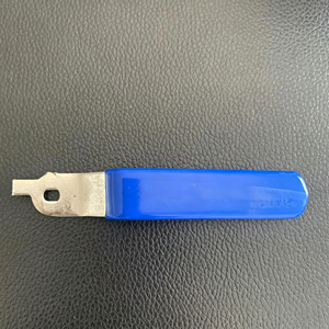 Mini-vanne à boisseau sphérique en acier inoxydable 1 pièce, filetage femelle NPT BSP, pour eau, gaz, huile, avec levier d'arrêt, passage pleine largeur, utilisation durable - Product Image 2