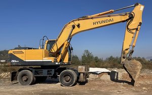 Excavatrice à roues Hyundai 210w-9 d'occasion 21 tonnes Corée d'origine avec des machines à bas prix de Chine - Product Image 4