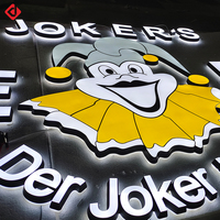 GZDEAR Fabricant personnalisé LED 3D Outdoor Metal Mini Letter Signage Stainless Steel Letter Signs pour les entreprises