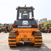 Bulldozer à chenilles robuste avec moteur Kawasaki et pompe hydraulique pour applications minières et travaux de terrassement, haute efficacité