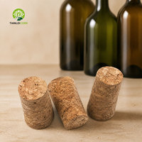 Bouchon en liège naturel écologique pour bouteilles de spiritueux, whisky, vodka, gin et tequila - Emballage personnalisé en gros avec logo