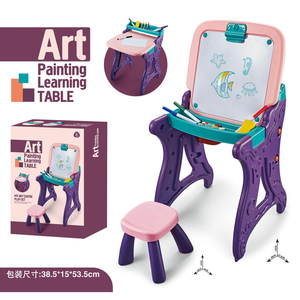 Giocattolo Multifunzionale 2 in 1 per Bambini: Lavagna Cancellabile e Tavolo per Disegno, Pittura e Apprendimento Artistico - Product Image 2