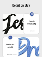 Patchs brodés thermocollants en feutre faits à la main, motifs religieux Jésus, Prière, Dieu, Amour, Croyance, pour uniformes, casquettes de camionneur, vestes, jeans, sacs à dos, projets DIY