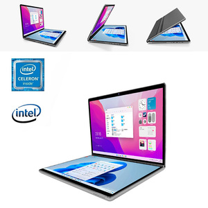 OEM ODM 14-inch Dual-screen Laptop RAM 16GB SSD 256-2TB Celeron Processor N100 CPU 2-in-1 Touchscreen 2.5k <strong>Notebook</strong> - Product Image 3