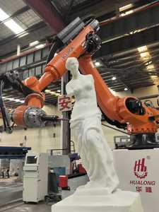 Centre d'usinage robotisé à 7 axes basé sur KUKA pour la fabrication de statues et de colonnes en granit - Product Image 5