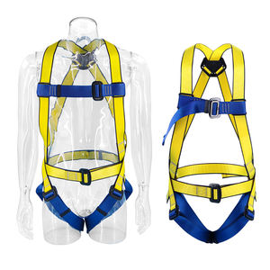 Sabuk keselamatan kerja, sabuk listrik seluruh bodi, d-ring penyesuaian 5 titik, <span class=keywords><strong>Harness</strong></span> keselamatan untuk bekerja dengan tinggi - Product Image 1